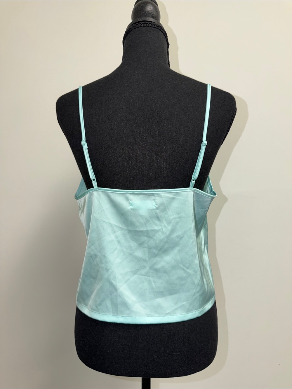 Colsie Light Aqua Spaghetti Strap Tie-Front Cami - Picture 3 of 5
